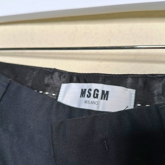 MSGM Men’s Pants Slacks Black Size 40 - Picture 5 of 16
